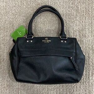 Kate Spade Black Satchel Bag with Structured Design
